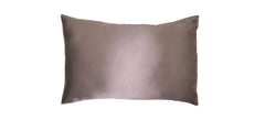 Grey mulberry silk pillowcase. The r and r collective.